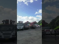 تستخدم شاحنة مضخة الخرسانة